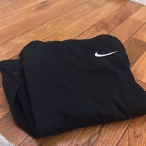 Black oversized Nike hoodie